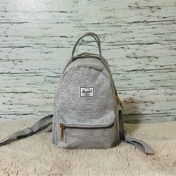 Herschel Nova Mini Backpack – Light Grey – Excellent Condition - Picture 2 of 5